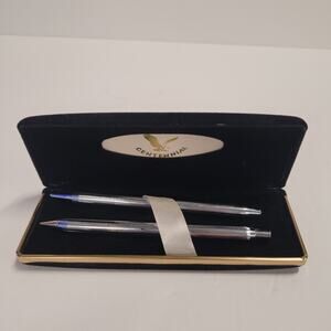 Vintage Centennial Mechanical Pencil / Pencil Set Silver Tone w/Box